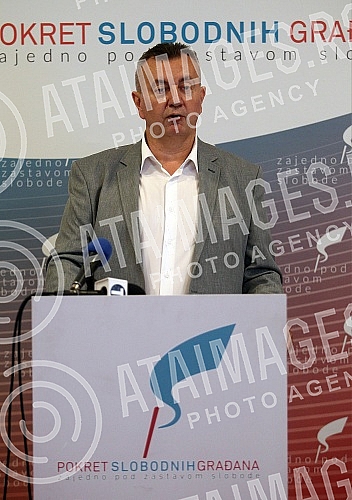 The legal team of the Movement of Free Citizens will file a criminal complaint against unidentified persons to the First Municipal Public Prosecutor's Office today for the attack on PSG leader Sergej Trifunovic on July 8, at a protest in front of the