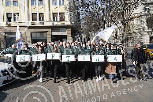 The Party of Justice and Reconciliation handed over the list for the parliamentary elections to the MUFTI'S TAX - Party of Justice and Reconciliation - Usame Zukorlic and certified statements of voters who support her at the seat of the Republic Elec