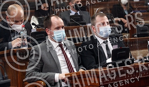 The Prime Minister of the Republic of Serbia, Ana Brnabic, and members of the Government, are answering questions from MPs in the House of the National Assembly.Predsednica Vlade Republike Srbije Ana Brnabic sa clanovima vlade, odgovara na pitanja 