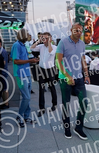 Organized by the Heineken brand, a viewing of the UEFA EURO 2020 final between Italy and England was organized on the roof of the Galerija shopping center, which opened this space for one event for the first time.U organizaciji brenda Heineken orga