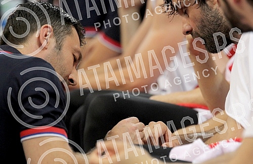 First day of FIBA Olympic Qualifying Tournament 2016 held in Kombank arena - Group A - Serbia vs Puerto Rico.Prvi dan Olimpijskog kvalifikacionog turnira za Olimpijske igre u Riu 2016 odrzan u Kombank areni - Group A - Srbija vs Puerto Rico.