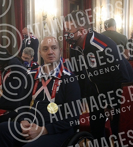 A solemn welcome and conference of the Serbian Paralympic team 