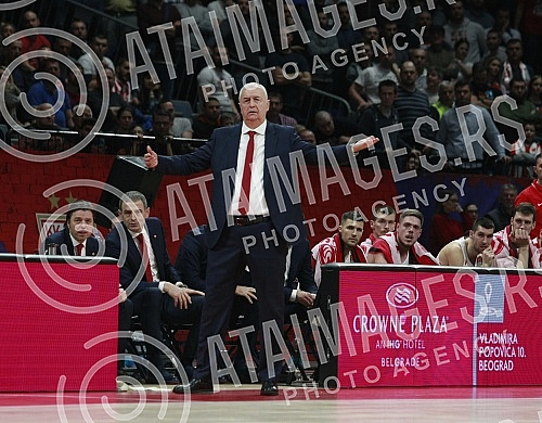 Match of Round 22 of Euroleague between BC Crvena zvezda vs BC Anadolu Efes Istanbul.Utakmica 22. kola Evrolige izmedju KK Crvena zvezda i KK Anadolu Efes.