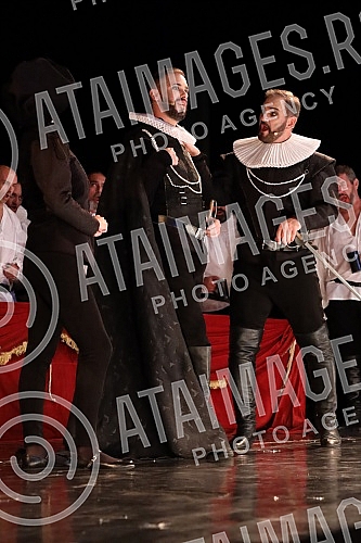 The project Opera on the water on the plateau behind the Geozavod was realized for the fourth time in the capital of Serbia, and the program included an all-evening performance of the opera Rigoletto, in which the main title role was played by the fa