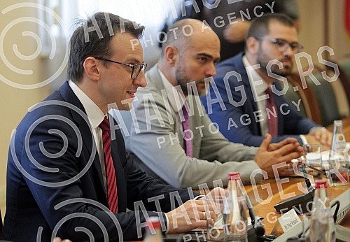 Director of the Office of the Government of Serbia for Kosovo and Metohija, Petar Petkovic, met with the Deputy Assistant Secretary for European and Eurasian Affairs and the Special Envoy of the United States of America for the Western Balkans, Gabri