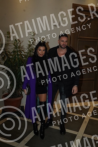 Singer Katarina Grujic and football player Marko Gobeljic became the parents of daughter Katja yesterday, and on that happy occasion, a celebration was held tonight at the Topciderac restaurant.