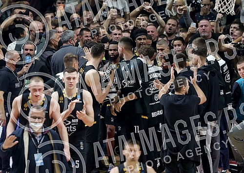 The match of the third round of 7DAYS EuroCup between BC Partizan NIS and BC Joventut was played in the hall Aleksandar Nikolic.Utakmica treceg kola 7DAYS EuroCup izmedju KK Partizan NIS i KK Huventud odigrana je u hali Aleksandar Nikolic.