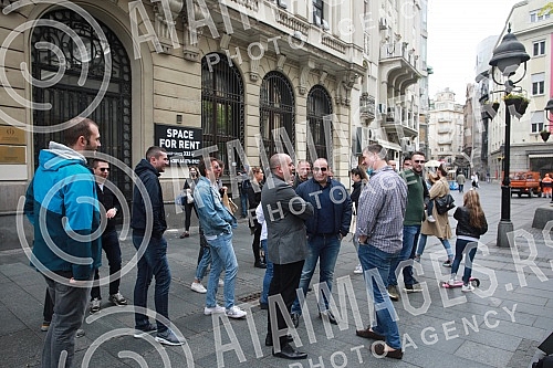 A press conference was held in front of the Serbian Academy of Sciences and Arts, at which representatives of the Oslobodjenje movement and several other opposition parties and movements spoke about submitting a petition demanding a ban on lithium mi