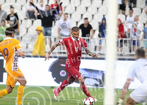The match between the national teams of Serbia and Moldova within the qualifications for the World Cup in Russia 2018.Utakmica izmedju reprezentacija Srbije i Moldavije u okviru kvalifikacija za Svetsko prvenstvo u Rusiji 2018.