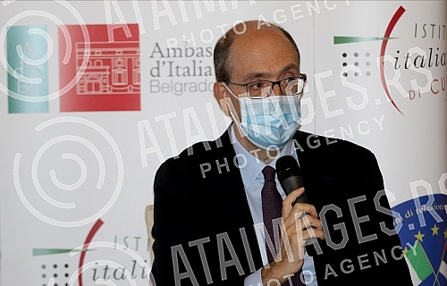 A press conference on the occasion of the fifth edition of the Italian-Serbian film festival was held at the Italian Embassy in Belgrade.Pres konferencija povodom petog izdanja festivala italijansko - srpskog filma odrzana u ambasadi Italije u Beogr