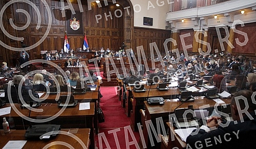 The Prime Minister of the Republic of Serbia, Ana Brnabic, and members of the Government, are answering questions from MPs in the House of the National Assembly.Predsednica Vlade Republike Srbije Ana Brnabic sa clanovima vlade, odgovara na pitanja 