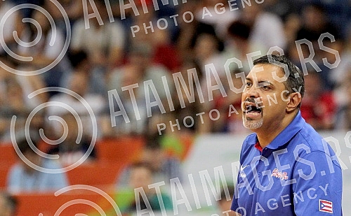 First day of FIBA Olympic Qualifying Tournament 2016 held in Kombank arena - Group A - Serbia vs Puerto Rico.Prvi dan Olimpijskog kvalifikacionog turnira za Olimpijske igre u Riu 2016 odrzan u Kombank areni - Group A - Srbija vs Puerto Rico.