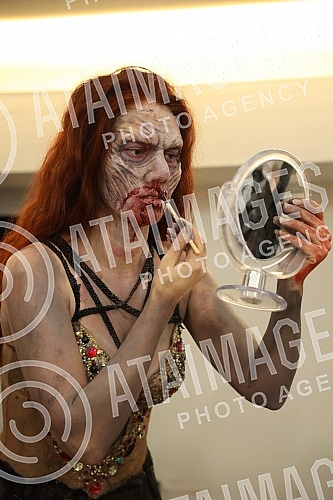 8. Belgrade Zombie Walk is an event organized as part of the 15th Festival of Serbian Fiction Film (October 29 - October 31, 2021), which takes place in the Hall of the Cultural Center.8. Beogradski zombie walk je manifestacija koja je organizovana