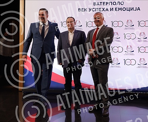 On the occasion of 100 years of water polo in Serbia, the Water Polo Association of Serbia organized a ceremonial academy at the Yugoslav Drama Theater.
Povodom 100 godina vaterpolo sporta u Srbiji Vaterpolo savez Srbije je uprilicio svecanu akademi On the occasion of 100 years of water polo in Serbia, the Water Polo Association of Serbia organized a ceremonial academy at the Yugoslav Drama Theater.
Povodom 100 godina vaterpolo sporta u Srbiji Vaterpolo savez Srbije je uprilicio svecanu akademi