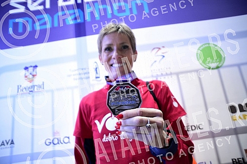 First Comtrade Serbia Marathon in front of the Stark Arena organized by the Athletic Federation of Serbia under the auspices of the City of Belgrade. Prvi omtrade Serbia Marathona ispred Stark arene u organizaciji Atletskog saveza Srbije pod pokrovi