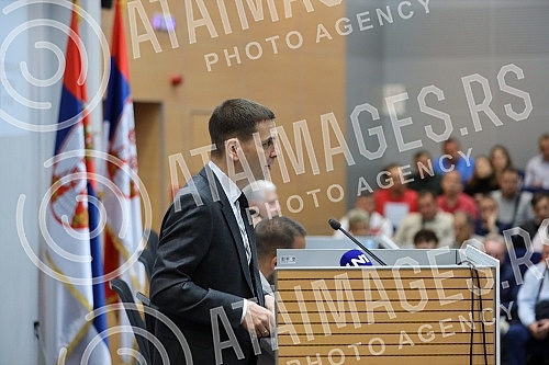 The working and election assembly of the Democratic Party of Serbia was held in the building of the municipality of Stari grad.
Radna i izborna Skupstinu Demokratske stranka Srbije odrzana je u zgradi opstine Stari grad. The working and election assembly of the Democratic Party of Serbia was held in the building of the municipality of Stari grad.
Radna i izborna Skupstinu Demokratske stranka Srbije odrzana je u zgradi opstine Stari grad.