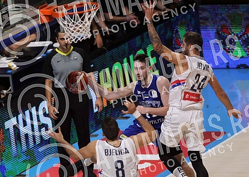 Basketball match, in the second round of qualifications for the 2019 World Championship between Serbia and Estonia, was played in the hall Basketball match, in the second round of qualifications for the 2019 World Championship between Serbia and Estonia, was played in the hall