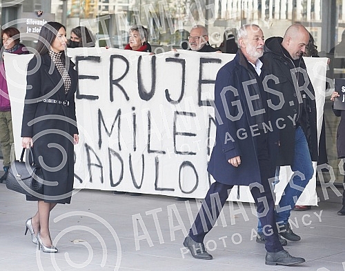 The trial of the owner of the acting school, Miroslav Aleksic, accused of multiple rapes and sexual harassment of the students of his school, continued in the High Court in Belgrade.Sudjenje vlasniku skole glume Miroslavu Aleksicu optuzenom za vise 