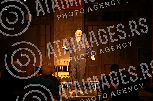 Serbian actor with a career in Hollywood, Zeljko Dimic or Jack Dimich, played his monodrama 