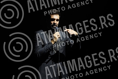 Musical play by Ivan Bosiljcic - Our evening held in Kombank hall.Muzicka predstava Ivana Bosiljcica - Nase vece odrzana u Kombank dvorani.