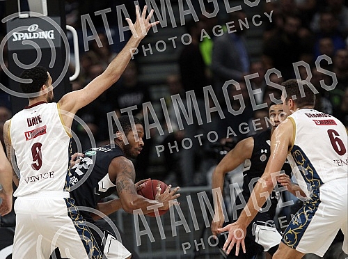 The match of 6 Round of 7days Eurocup between BC Partizan Nis and BC Umana Reyer Venice. Utakmica 6 kola 7days Evrokupa izmedju KK Partizan Nis i BC Umana Reyer Venice
