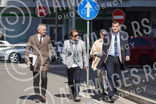 The trial of Dragan Bjelorglic for criminal acts of violent behavior before the First Basic Court in Belgrade begins.