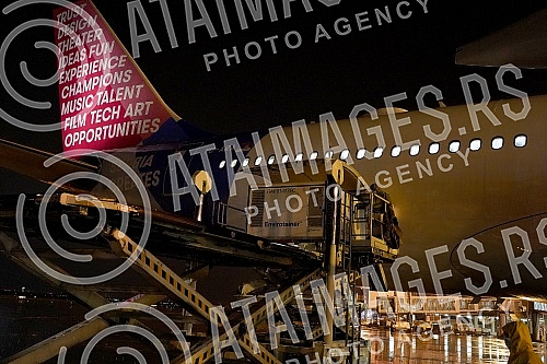 The Prime Minister of the Republic of Serbia, Ana Brnabic, and the Ambassador of the People's Republic of China to Serbia, Chen Bo, welcomed a plane with a new contingent of Sinofarm vaccines at the 