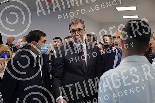 The President of the Republic of Serbia, Aleksandar Vucic, attended the opening of the new Clinical Center of Serbia after the completion of the first phase of works.
Predsednik Republike Srbije Aleksandar Vucic prisustvovao je otvaranju novog Klini The President of the Republic of Serbia, Aleksandar Vucic, attended the opening of the new Clinical Center of Serbia after the completion of the first phase of works.
Predsednik Republike Srbije Aleksandar Vucic prisustvovao je otvaranju novog Klini