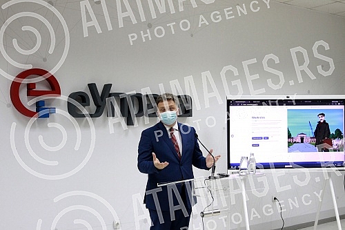 Presentation of the new e-Consulate electronic service project in the Office for IT and eGovernment.Predstavljanje novog projekta elektronske usluge e-Konzulat u Kancelariji za IT i eUpravu