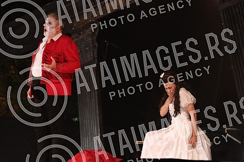 The project Opera on the water on the plateau behind the Geozavod was realized for the fourth time in the capital of Serbia, and the program included an all-evening performance of the opera Rigoletto, in which the main title role was played by the fa