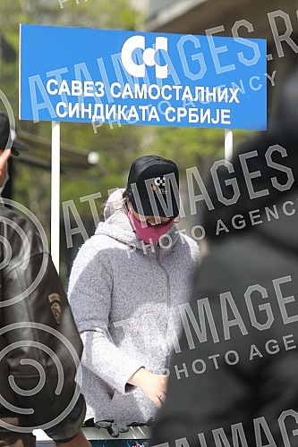 Promotion of safety and health at work, during which the Federation of Independent Trade Unions of Serbia pointed out to the citizens the importance of prevention in order to save life and health during work.Promocija bezbednosti i zdravlja na radu