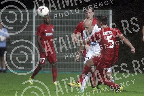 Utakmica drugog kola kvalifikacija za Ligu evrope izmedju FK Cukaricki i SV Grodig (Austria) na stadionu FK ukaricki na Banovom brdu