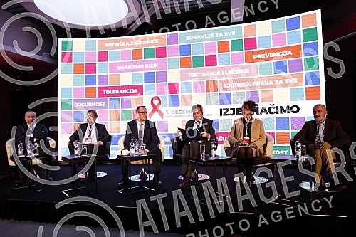 A rally was held in Hotel Zira on the occasion of World HIV Day.U Hotelu Zira odrzan je skup povodom Svetskog dana borbe protiv HIV-a.