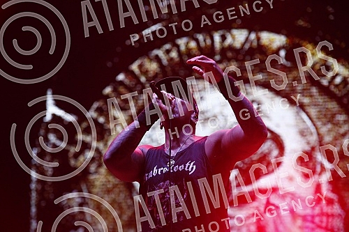 Performance of the Brazilian heavy metal band Sepultura on the Main Stage of the Exit festival.Nastup brazilskog hevi metal bend Sepultura na Glavnoj bini Exit festivala.