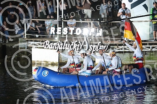 The World Rafting Championship was officially opened in Banja Luka at the location below the Kastel Fortress, and 62 teams from 22 countries will take part in this competition. With a magnificent program, with special light effects and 