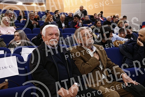 Public debate on the topic of the demolition of the Old Sava Bridge and the issue of traffic collapse in Belgrade.Javna rasprava na temu rusenja Starog savskog mosta i pitanja saobracajnog kolapsa u Beogradu. 