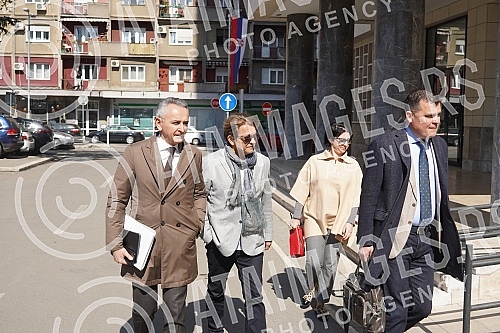 The trial of Dragan Bjelorglic for criminal acts of violent behavior before the First Basic Court in Belgrade begins.