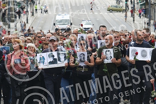 The procession of remembrance was organized on the occasion of the shooting of the final scene of the documentary 
