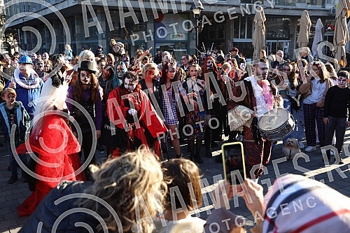 8. Belgrade Zombie Walk is an event organized as part of the 15th Festival of Serbian Fiction Film (October 29 - October 31, 2021), which takes place in the Hall of the Cultural Center.8. Beogradski zombie walk je manifestacija koja je organizovana
