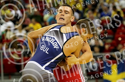 World wrestling championship held in Budapest (Hungary).Svetsko prvenstvo u rvanju u Budimpesti.