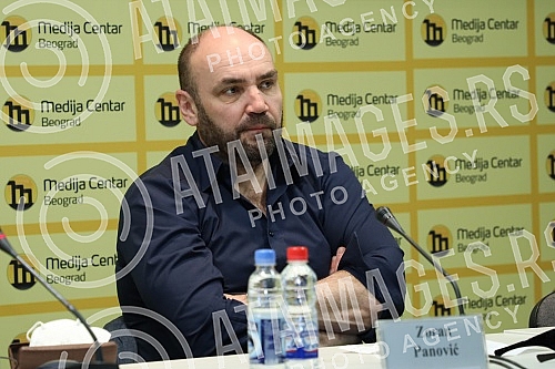 Press conference of the Demostat Research and Publishing Center.Konferencija za medije Istrazivacko izdavackog centra Demostat.