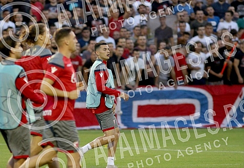 Training of FK Crvena Zvezda football players before qualifying for the Champions League and the match against FK Salzburg.Trening fudbalera FK Crvena zvezda pred utakmicu kvalifikacija za Ligu Sampiona i meca sa FK Salzburg.