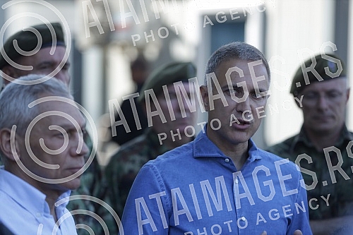 Deputy Prime Minister and Minister of Defense Nebojsa Stefanovic, Chief of General Staff of the Serbian Army General Milan Mojsilovic, Ambassador of the Russian Federation Aleksandar Bocan-Kharcenko and Defense Envoy Major General Aleksandar Zincenko