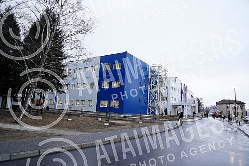 Opening of a new covid hospital in Krusevac.Otvaranje nove kovid bolnice u Krusevcu. 