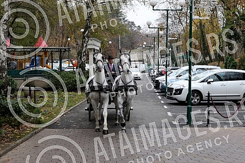 Ana Bekuta with the media before the second concert, on December 29th at the Sava Center and on the occasion of the announcement of her appearance at Topciderac restaurant for the New Year.na Bekuta sa medijama pred drugi koncert, 29. decembra u Sav