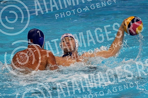  Evropsko prvenstvo u vaterpolu (European waterpolo championships - 32nd for men and 16th for women) Srbija - Malta (Serbia vs Malta - men). 