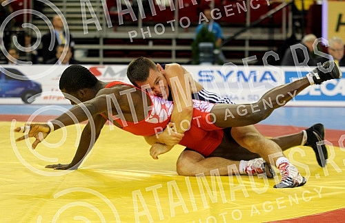 World wrestling championship held in Budapest (Hungary).Svetsko prvenstvo u rvanju u Budimpesti.