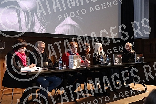 In the Great Hall of the Yugoslav Cinematheque, a promotion of the monograph on Neda Arneric