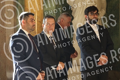 Commemoration of the late Deputy Speaker of the Serbian Parliament Muamer Zukorlic was held in the House of the National Assembly.Komemoracija preminulom potpredsedniku Skupstine Srbije Muameru Zukorlicu odrzana je u Domu Narodne skupstine.