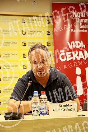 Protest group press conference Look, Gari, no way! which first met a year ago.Konferencija za novinare Protestne grupe Vidi, Gari ne moze! koja se prvi put okupila pre godinu dana